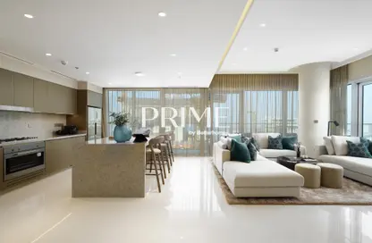 Apartment - 4 Bedrooms - 5 Bathrooms for rent in Grand Bleu Tower 1 - EMAAR Beachfront - Dubai Harbour - Dubai