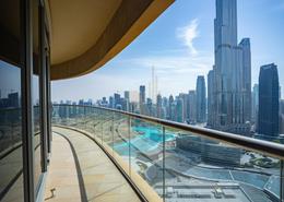صورةشرفة لـ: شقة - 3 غرف نوم - 3 حمامات للبيع في فندق العنوان دبي مول - دبي وسط المدينة - دبي, صورة 1