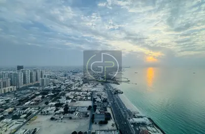Water View image for: Apartment - 2 Bedrooms - 2 Bathrooms for sale in Corniche Tower - Ajman Corniche Road - Ajman, Image 1