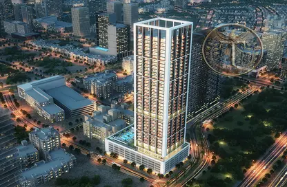 Apartment - Studio - 1 Bathroom for sale in Binghatti Apex - Jumeirah Village Circle - Dubai