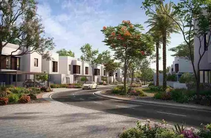 Outdoor Building image for: Townhouse - 3 Bedrooms - 3 Bathrooms for sale in Noya 2 - Noya - Yas Island - Abu Dhabi, Image 1