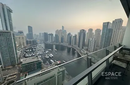 Apartment - 1 Bedroom - 2 Bathrooms for sale in Silverene Tower A - Silverene - Dubai Marina - Dubai