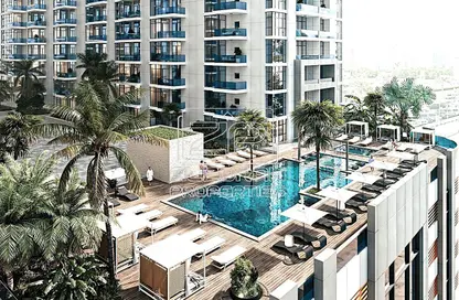 Apartment - 1 Bedroom - 2 Bathrooms for sale in Ajman Creek Towers - Al Rashidiya 1 - Al Rashidiya - Ajman