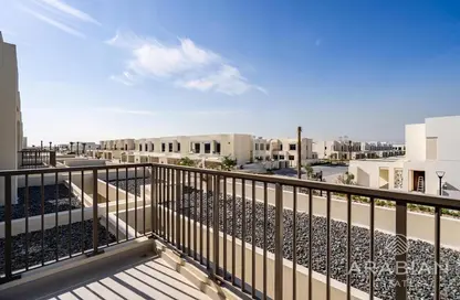 Balcony image for: Townhouse - 3 Bedrooms - 4 Bathrooms for rent in Reem Townhouses - Town Square - Dubai, Image 1