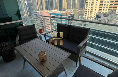 Apartment - 1 Bedroom - 2 Bathrooms for rent in The Waves Tower A - The Waves - Dubai Marina - Dubai