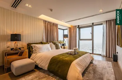 صورة لـ غرفة- غرفة النوم شقة - 2 غرف نوم - 2 حمامات للبيع في الصفا ون - الخليج التجاري - دبي ، صورة رقم 1
