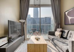 Living Room image for: Apartment - 1 bedroom - 1 bathroom for rent in Vera Residences - Business Bay - Dubai, Image 1