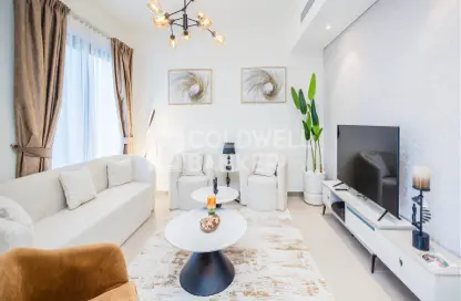 Living Room image for: Villa - 3 Bedrooms - 4 Bathrooms for rent in Elan - Tilal Al Ghaf - Dubai, Image 1