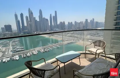 Apartment - 3 Bedrooms - 4 Bathrooms for rent in Marina Vista Tower 2 - Marina Vista - EMAAR Beachfront - Dubai Harbour - Dubai