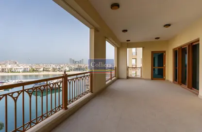 Apartment - 3 Bedrooms - 4 Bathrooms for rent in Marina Residences 5 - Marina Residences - Palm Jumeirah - Dubai