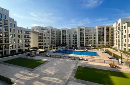 Apartment - 2 Bedrooms - 2 Bathrooms for rent in Hayat Boulevard-1A - Hayat Boulevard - Town Square - Dubai