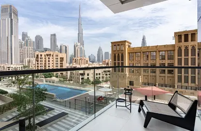 Apartment - 1 Bedroom - 2 Bathrooms for rent in Bellevue Tower 2 - Bellevue Towers - Downtown Dubai - Dubai