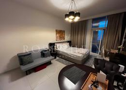 Living Room image for: Studio - 1 bathroom for sale in Ghalia - District 18 - Jumeirah Village Circle - Dubai, Image 1
