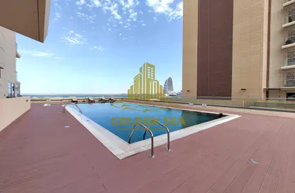 صورة لـ حوض سباحة شقة - 3 غرف نوم - 4 حمامات للايجار في لؤلؤة الراحة - شاطئ الراحة - أبوظبي ، صورة رقم 1