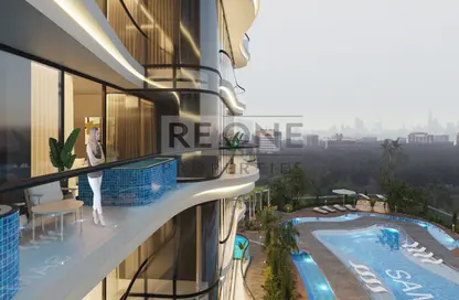 Pool image for: Apartment - 1 Bathroom for sale in Samana Barari Views 2 - Majan - Dubai, Image 1