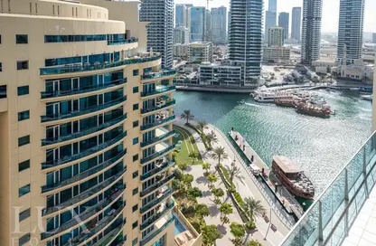 Water View image for: Duplex - 3 Bedrooms - 5 Bathrooms for rent in The Jewel Tower B - The Jewels - Dubai Marina - Dubai, Image 1