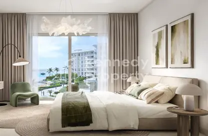 Room / Bedroom image for: Apartment - 1 Bathroom for sale in Gardenia Bay - Yas Island - Abu Dhabi, Image 1
