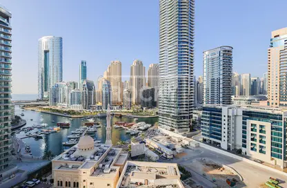Outdoor Building image for: Apartment - 2 Bedrooms - 4 Bathrooms for rent in Opal Tower Marina - Dubai Marina - Dubai, Image 1