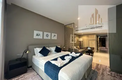 صورة لـ غرفة- غرفة النوم شقة - 1 حمام للايجار في بريفه باي داماك (بي) - داماك مايسون برايف - الخليج التجاري - دبي ، صورة رقم 1