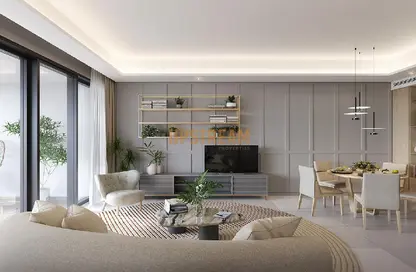 Living / Dining Room image for: Apartment - 3 Bedrooms - 4 Bathrooms for sale in Sky Residences - Expo City - Dubai, Image 1