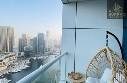 شقة - 2 غرف نوم - 2 حمامات للايجار في برج كنتننتال - دبي مارينا - دبي