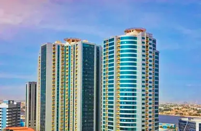 Apartment - 2 Bedrooms - 2 Bathrooms for sale in Orient Tower 2 - Orient Towers - Al Bustan - Ajman