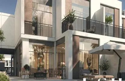 Outdoor Building image for: Townhouse - 5 Bedrooms - 7 Bathrooms for sale in South Bay 3 - South Bay - Dubai South (Dubai World Central) - Dubai, Image 1