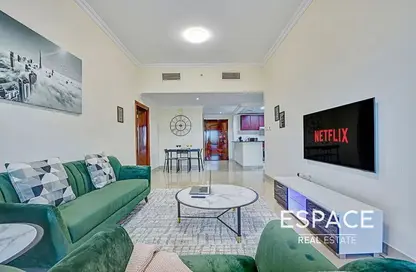 شقة - 2 غرف نوم - 3 حمامات للايجار في برج الزمان والمكان - دبي مارينا - دبي