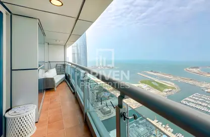 Apartment - 3 Bedrooms - 4 Bathrooms for rent in Princess Tower - Dubai Marina - Dubai
