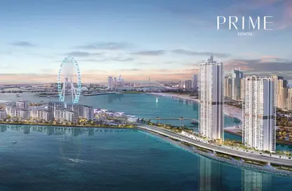 Water View image for: Apartment - 1 Bedroom - 1 Bathroom for sale in Bluewaters Bay Building 2 - Bluewaters Bay - Bluewaters - Dubai, Image 1