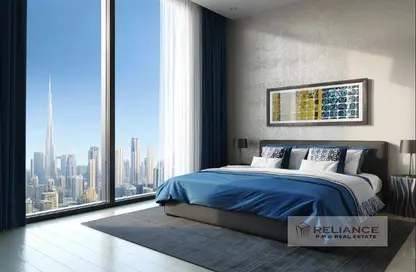 Room / Bedroom image for: Apartment - 2 Bedrooms - 2 Bathrooms for sale in Sobha Creek Vistas Grande - Sobha Hartland - Mohammed Bin Rashid City - Dubai, Image 1