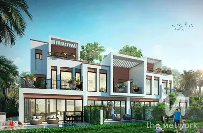 Townhouse - 5 Bedrooms - 6 Bathrooms for sale in Costa Brava 1 - Costa Brava at DAMAC Lagoons - Damac Lagoons - Dubai
