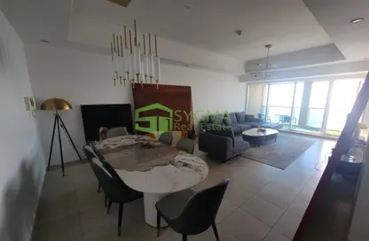 Living / Dining Room image for: Apartment - 2 Bedrooms - 3 Bathrooms for rent in Churchill Residency Tower - Churchill Towers - Business Bay - Dubai, Image 1