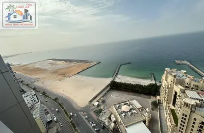 Apartment - 4 Bedrooms - 5 Bathrooms for rent in Corniche Tower - Ajman Corniche Road - Ajman