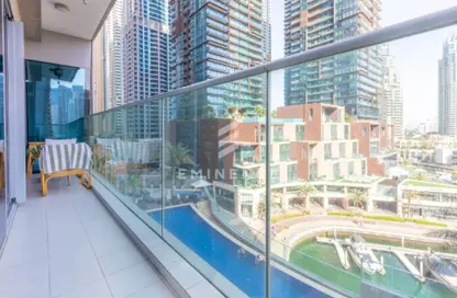 Apartment - 2 Bedrooms - 3 Bathrooms for rent in Damac Heights - Dubai Marina - Dubai