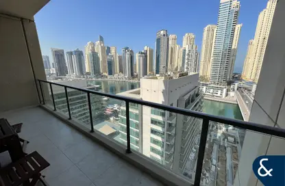 شقة - 2 غرف نوم - 2 حمامات للايجار في المجرة  1 - المجرة - دبي مارينا - دبي