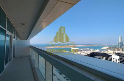 Balcony image for: Apartment - 1 Bedroom - 2 Bathrooms for rent in Al Ain Tower - Khalidiya Street - Al Khalidiya - Abu Dhabi, Image 1