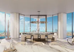 Living / Dining Room image for: Apartment - 1 Bedroom - 1 Bathroom for sale in Palm Beach Towers 3 - Palm Beach Towers - Palm Jumeirah - Dubai, Image 1