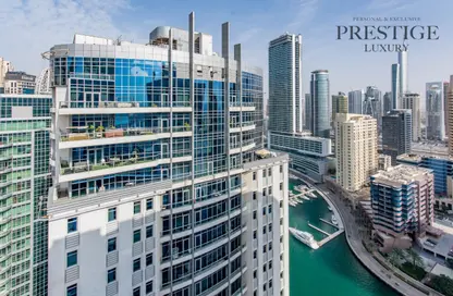 Apartment - 3 Bedrooms - 4 Bathrooms for rent in Marina Wharf 2 - Marina Wharf - Dubai Marina - Dubai