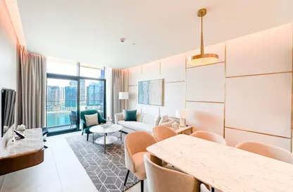 Apartment - 1 Bedroom - 2 Bathrooms for rent in Intercontinental Residences Business Bay - Business Bay - Dubai