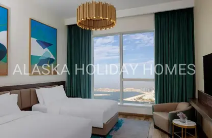 النزل و الشقق الفندقية - غرفة نوم - 2 حمامات للايجار في فندق وأجنحة أفاني بالم فيو - مدينة دبي للإعلام - دبي