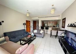 Living Room image for: Apartment - 1 bedroom - 1 bathroom for rent in Al Thayyal 3 - Al Thayyal - Greens - Dubai, Image 1