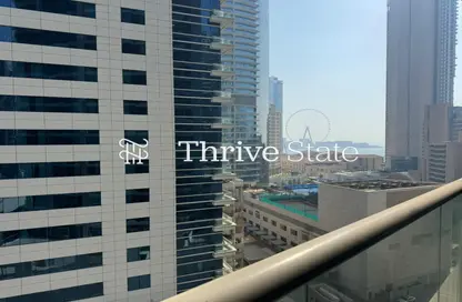 Apartment - 1 Bedroom - 2 Bathrooms for rent in Skyview Tower - Dubai Marina - Dubai