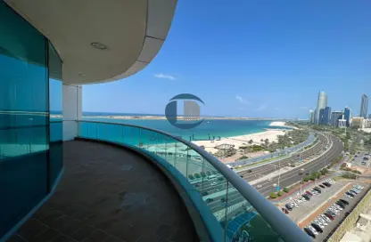 Balcony image for: Duplex - 4 Bedrooms - 6 Bathrooms for rent in Bel Ghailam Tower - Corniche Road - Abu Dhabi, Image 1