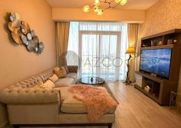 Living Room image for: Apartment - 1 bedroom - 1 bathroom for rent in Bloom Towers B - Bloom Towers - Jumeirah Village Circle - Dubai, Image 1