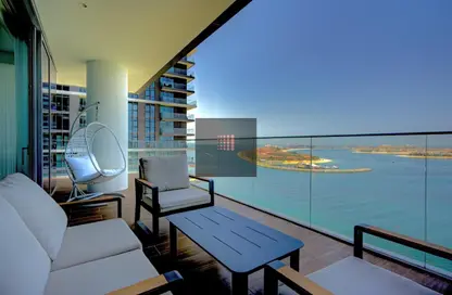 Apartment - 3 Bedrooms - 4 Bathrooms for rent in Beach Isle - EMAAR Beachfront - Dubai Harbour - Dubai