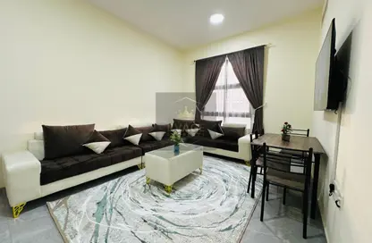 Apartment - 1 Bedroom - 2 Bathrooms for rent in Corniche Tower - Ajman Corniche Road - Ajman