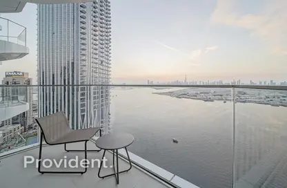 Balcony image for: Apartment - 3 Bedrooms - 3 Bathrooms for sale in Address Harbour Point Tower 2 - Address Harbour Point - Dubai Creek Harbour (The Lagoons) - Dubai, Image 1