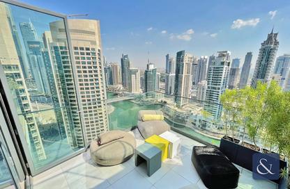 Penthouse - 3 Bedrooms - 5 Bathrooms for rent in LIV Residence - Dubai Marina - Dubai