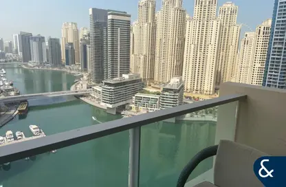 Apartment - Studio - 1 Bathroom for rent in The Address Dubai Marina - Dubai Marina - Dubai